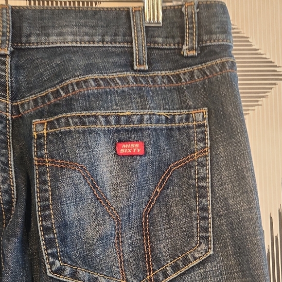 Miss Sixty Dark Blue Straight Leg Jeans - Picture 3 of 9